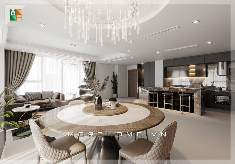 Mẫu phòng ăn khách sạn đẳng cấp và tiện nghi
